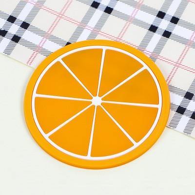 5pcs Silicon Custom Fruit Coasters