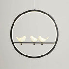 Dia 30cm    3 birds / White body / Warm White
