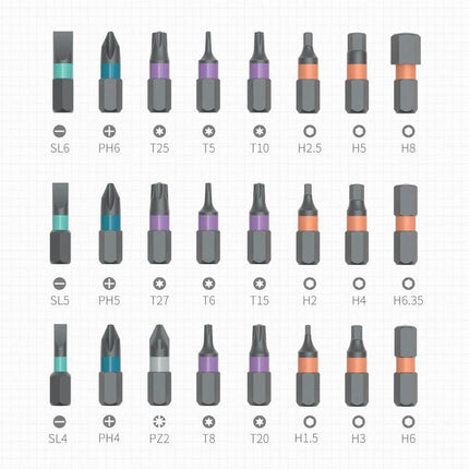 24in1 Multi-purpose Modern Screwdriver Repair Tool Set