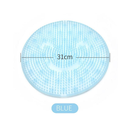 Round Silicone Bath Massage Cushion Brush