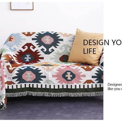 Boho StyleKnitted Blanket