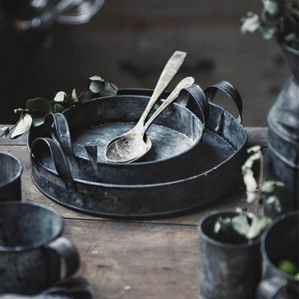 Rustic Wrought Iron Serving Set