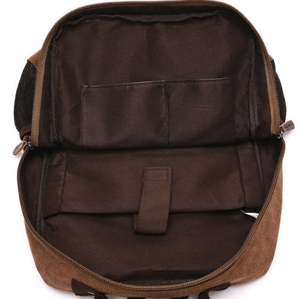 Korean Style Unisex Large Canvas Backpack
