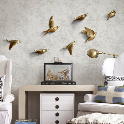 Free Flying Birds Resin Wall Decor