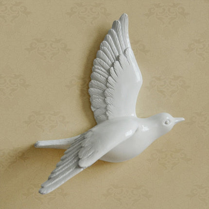 Free Flying Birds Resin Wall Decor