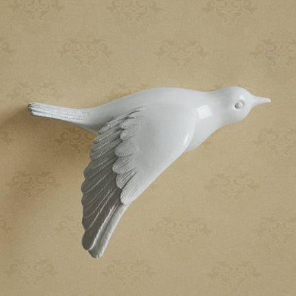 Free Flying Birds Resin Wall Decor