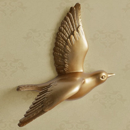 Free Flying Birds Resin Wall Decor