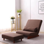 Dark Brown W Ottoman