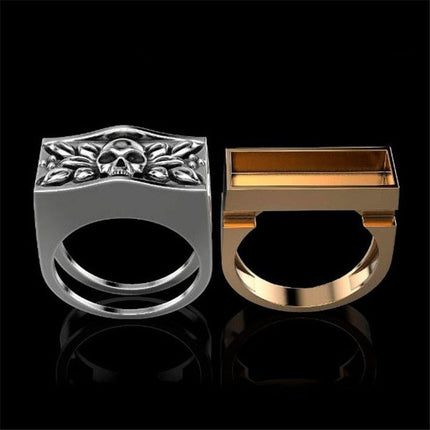 Men's Fashion Steampunk Skull Ring