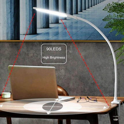 Gooseneck Dimmable Clip On Desk Lamp