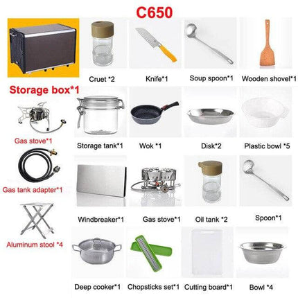 Outdoor Foldable Mobile Kitchen