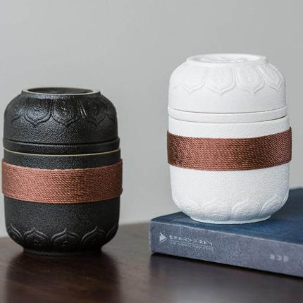 Portable Chinese Kung Fu Ceramic Tea Mug