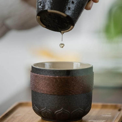 Portable Chinese Kung Fu Ceramic Tea Mug