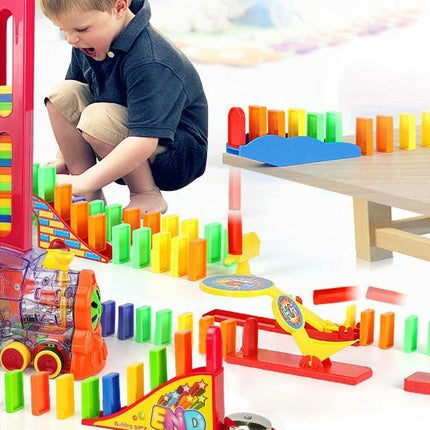 Train Domino Maker Toy Set