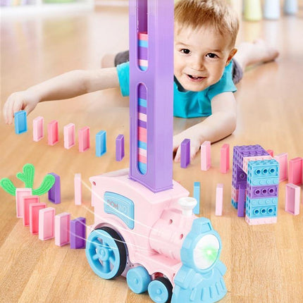 Train Domino Maker Toy Set