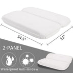 Sponge bath pillow