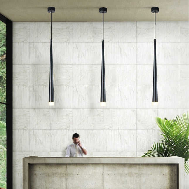 Nordic Long Downlight Elegant Led Chandelier