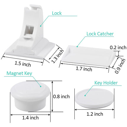 Magnetic Invisible Safety Cabinet Lock