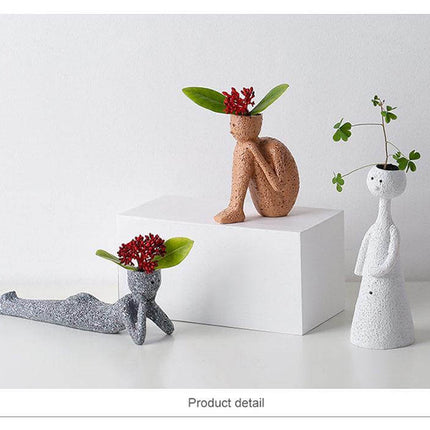 Nordic Creative Cut Portrait Flower Pots
