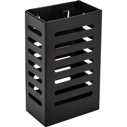 Mat Black No Drill Metal Kitchen Storage