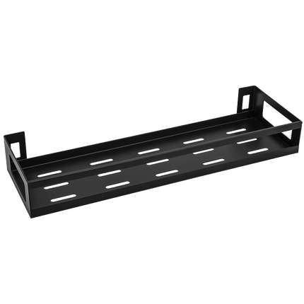 Mat Black No Drill Metal Kitchen Storage