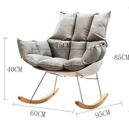 Modern Nordic Casual Rocking Chair