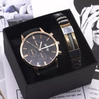 Rose gold-Black set