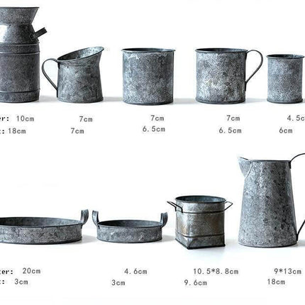 Rustic Wrought Iron Serving Set