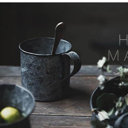 Rustic Wrought Iron Serving Set