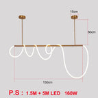 150cm 160W / Warm White 3000K