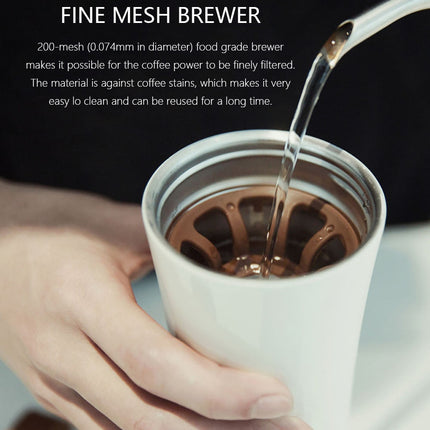 Smart Led Vacuum Coffee Maker Thermos