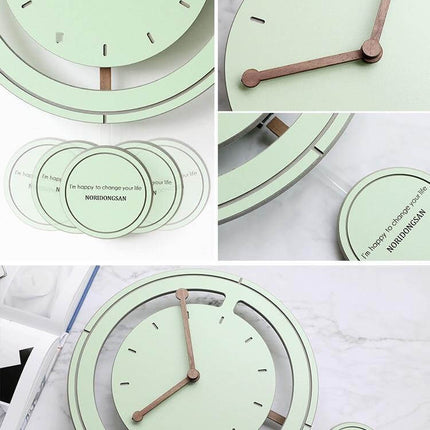 Silent 3D Pendulum Wall Clock