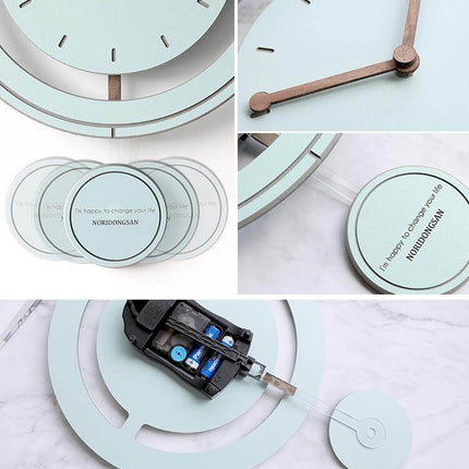 Silent 3D Pendulum Wall Clock