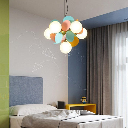 Nordic Multicolor Art Tree Led Pendant Lights