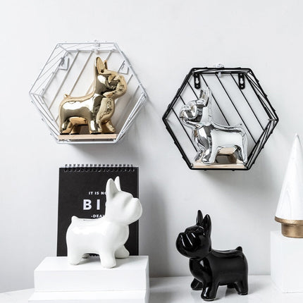 Nordic Ceramic Bulldog Piggy Bank