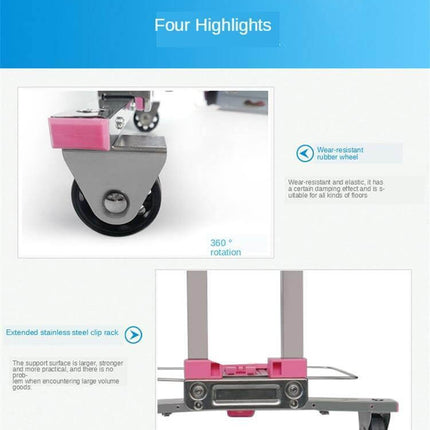 Portable Foldable Push Hand Cart