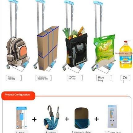 Portable Foldable Push Hand Cart