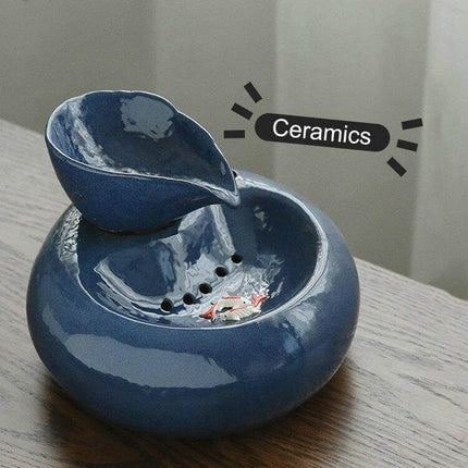 Ceramics Cat Water Dispenser
