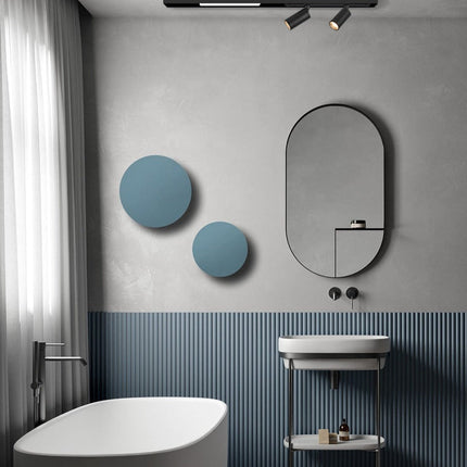 Wall-Mounted Black Continuous Magnetic Track System Light