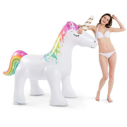 Gigantic Inflatable Unicorn Water Spray Summer Toy