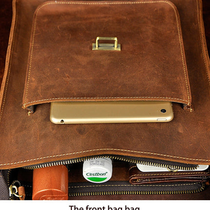 Vintage Stylish Leather Casual Messenger Bag