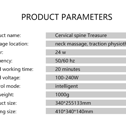 Neck Support Tension Reliever Heated Massager
