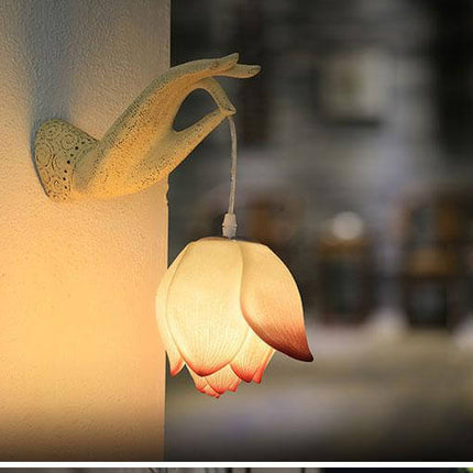 Modern Creative Chinese Lotus Wall Lamp