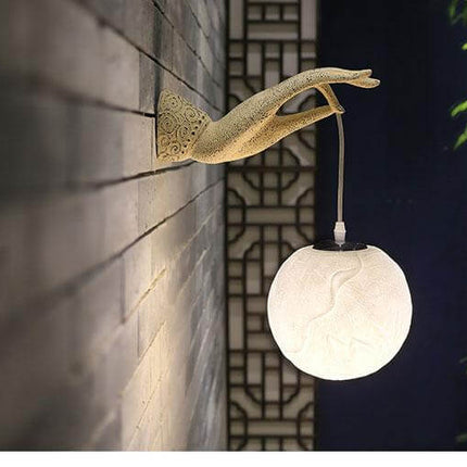 Modern Creative Chinese Lotus Wall Lamp