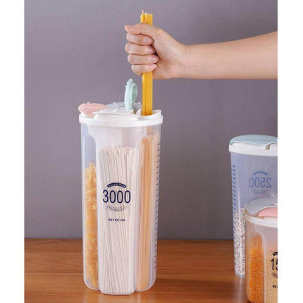 Kitchen Transparent Flower Sealed Storage Tank