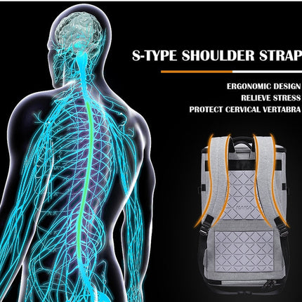 Large Capacity Travel Ergonomic Backpack