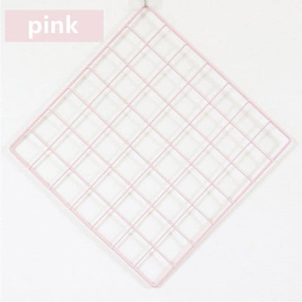 Iron Grid Home Wall Decoration Organizer