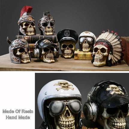 Skull Resin Skeleton Army Figurine Halloween Decoration