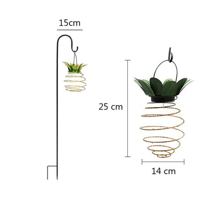 Outdoor Solar Garden Pineapple Automatic Lights