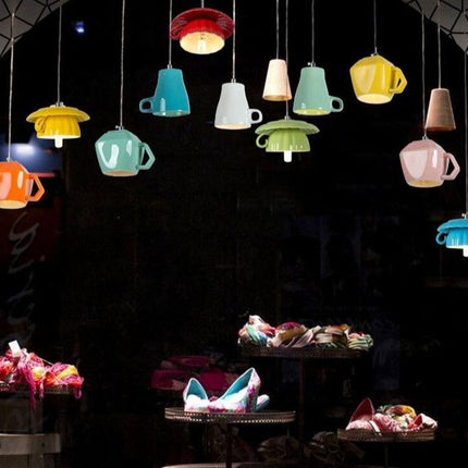 Nordic Ceramic Tea Cup Light